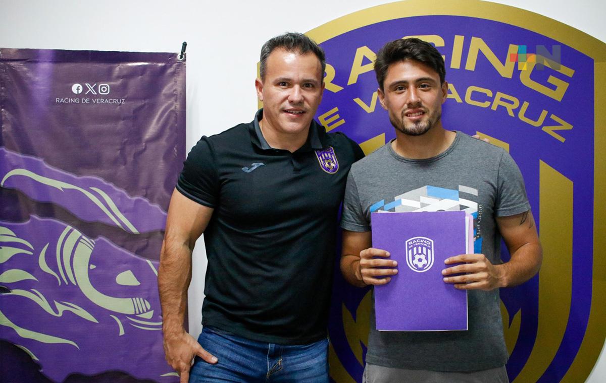 Maximiliano Palacios, nuevo jugador de Racing de Veracruz