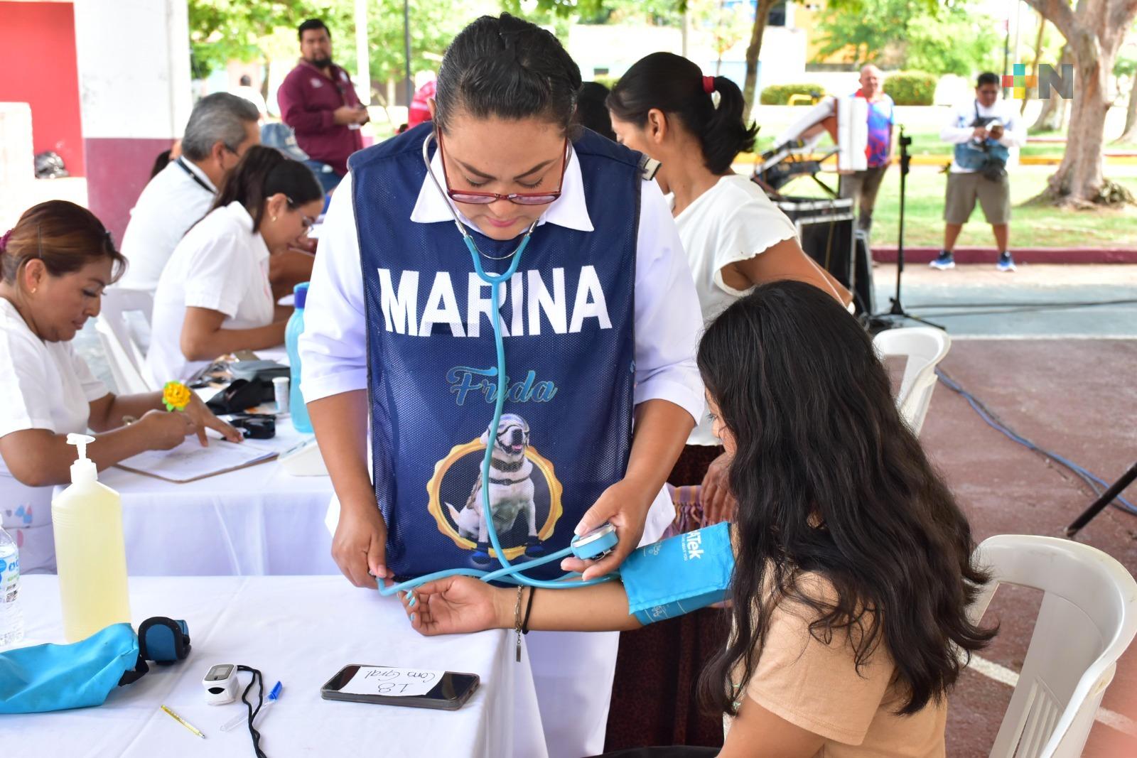 Plan Marina ha detectado padecimientos crónicos o que requieren atención especializada