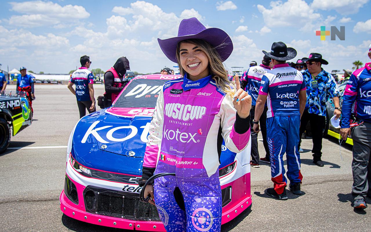 Regina Sirvent desea mantener el paso en la sexta fecha de NASCAR México Series