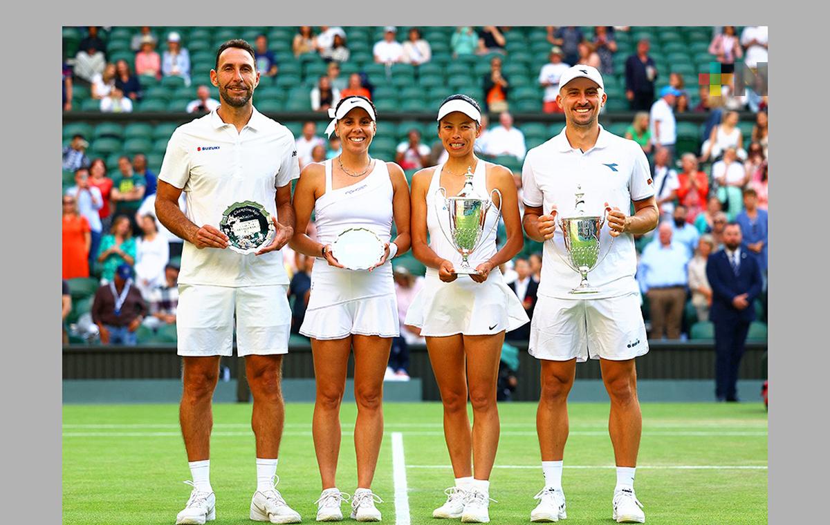 Cordobés Santiago González y Giuliana Olmos, subcampeones en Wimbledon
