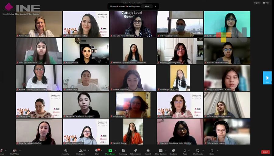 Impulsan INE y COLMEX ciudadanía integral de mujeres adolescentes de todo el país