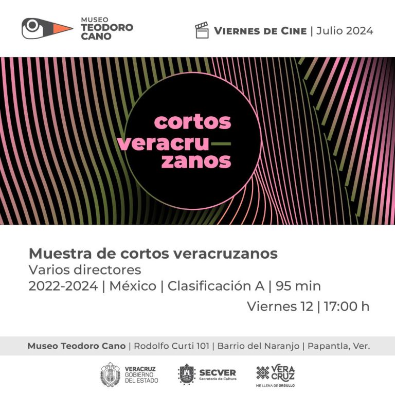 Invitan a los Viernes de cine en el Museo Teodoro Cano, en Papantla