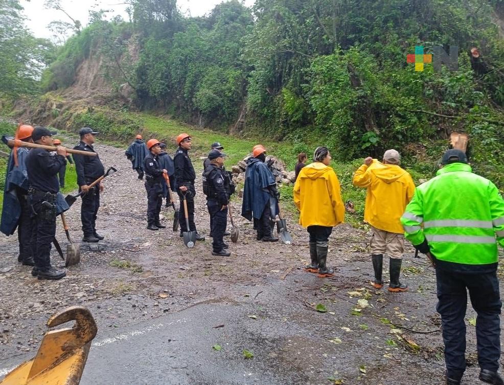 Actualización de atención a afectaciones por Tormenta tropical «Chris», informa PC Estatal