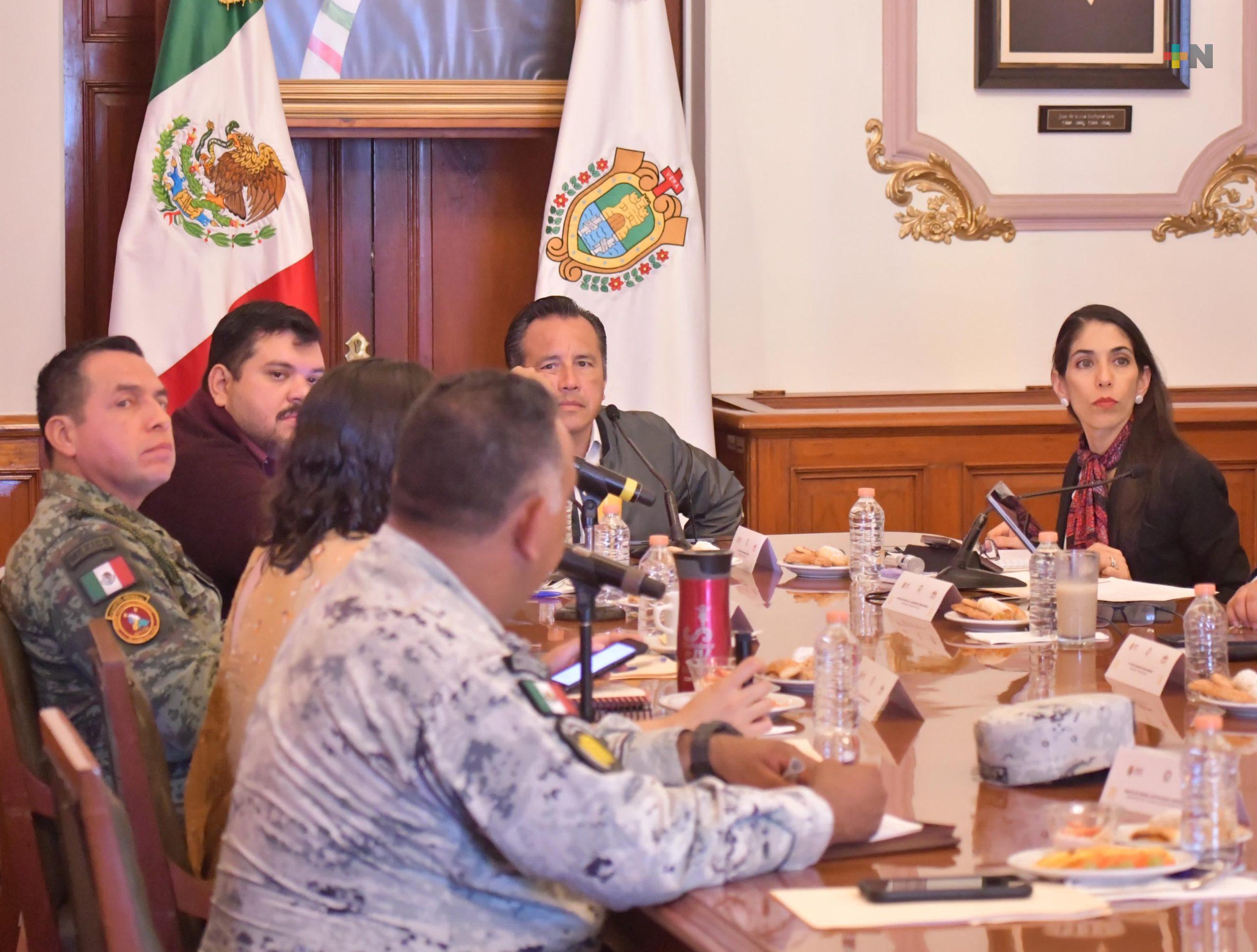 En Palacio de Gobierno, Cuitláhuac García encabeza la Mesa para Construcción de la Paz