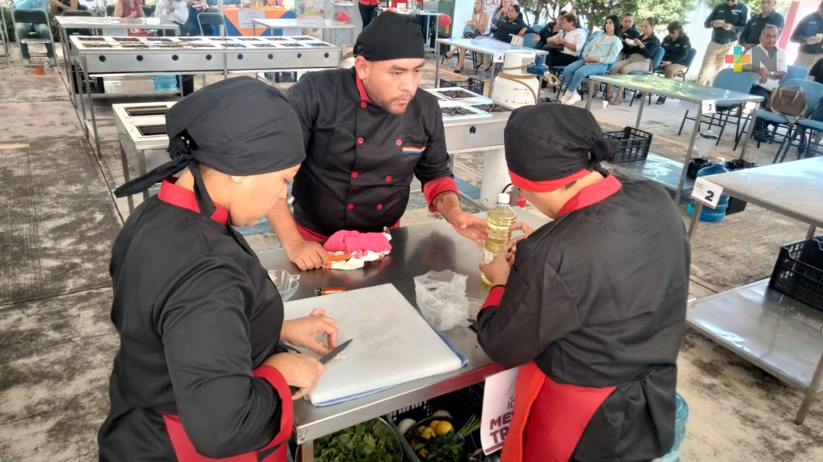 Icatver realiza tercer concurso gastronómico