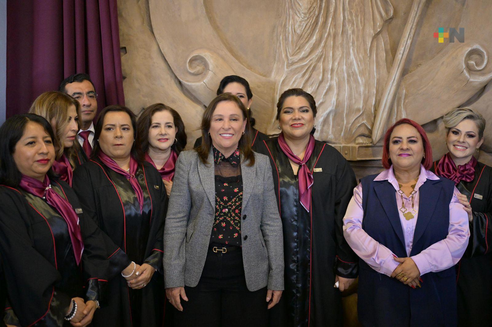 Asiste Rocío Nahle a conmemoración de los 200 años del Poder Judicial del Estado