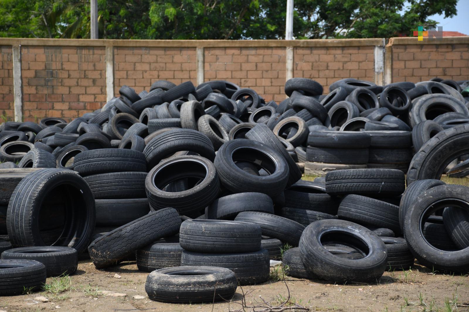 En Coatzacoalcos tendrán centro de acopio de llantas usadas