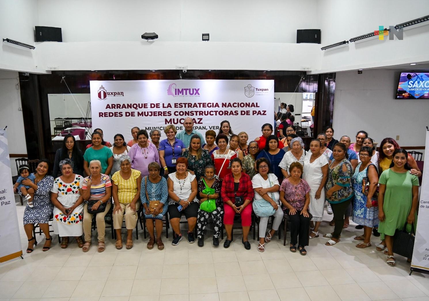 Tiene Veracruz 138 redes de Mujeres Constructoras de Paz