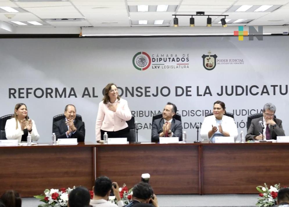 Reforma al Poder Judicial debe ser transparente y social: Rocío Nahle