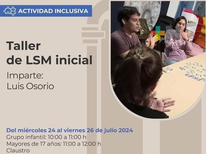 Impartirán taller Lengua de señas mexicana en Exconvento Betlehemita