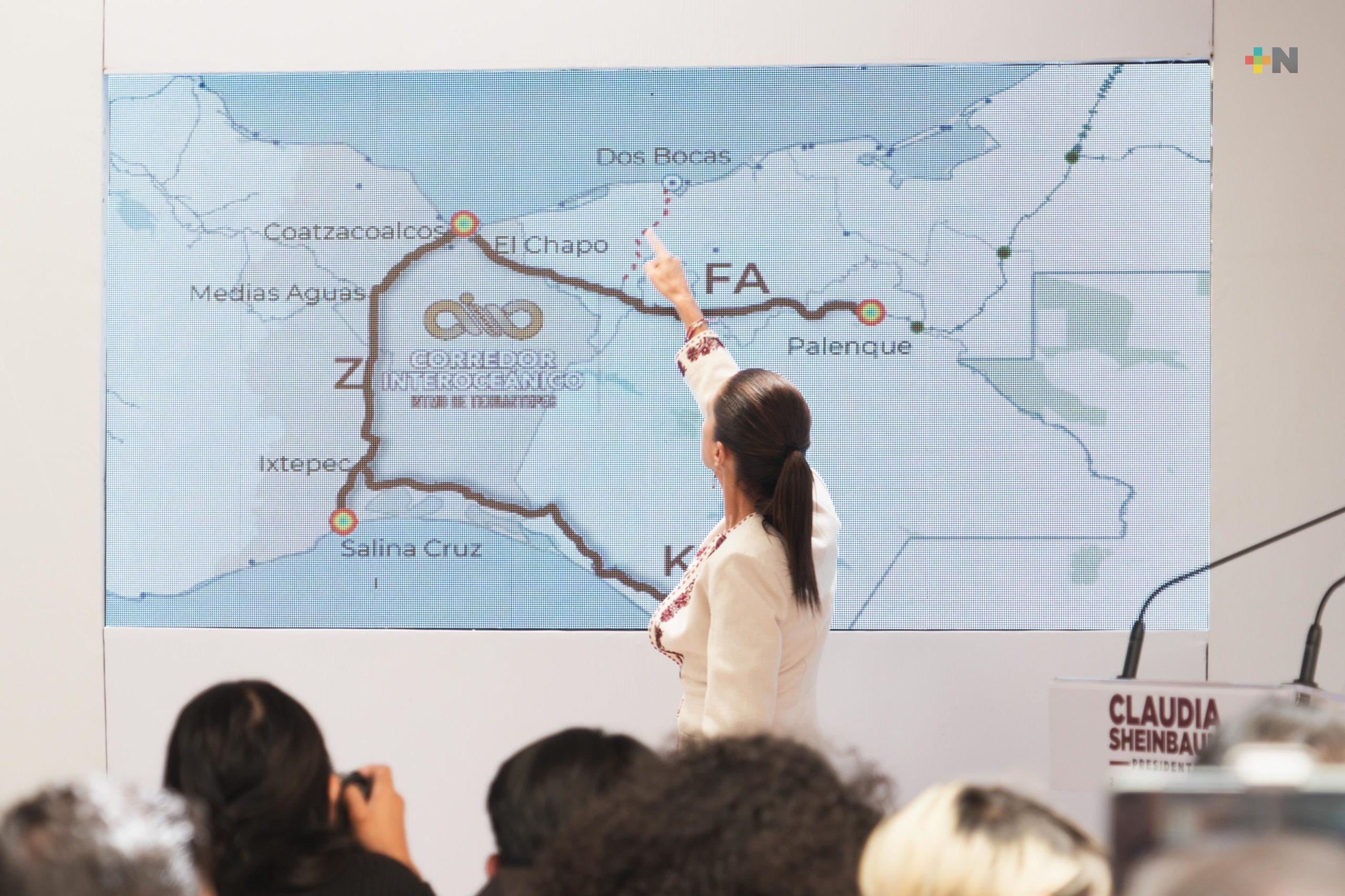 Claudia Sheinbaum anuncia que se ampliarán el Tren Maya y del Tren Interoceánico
