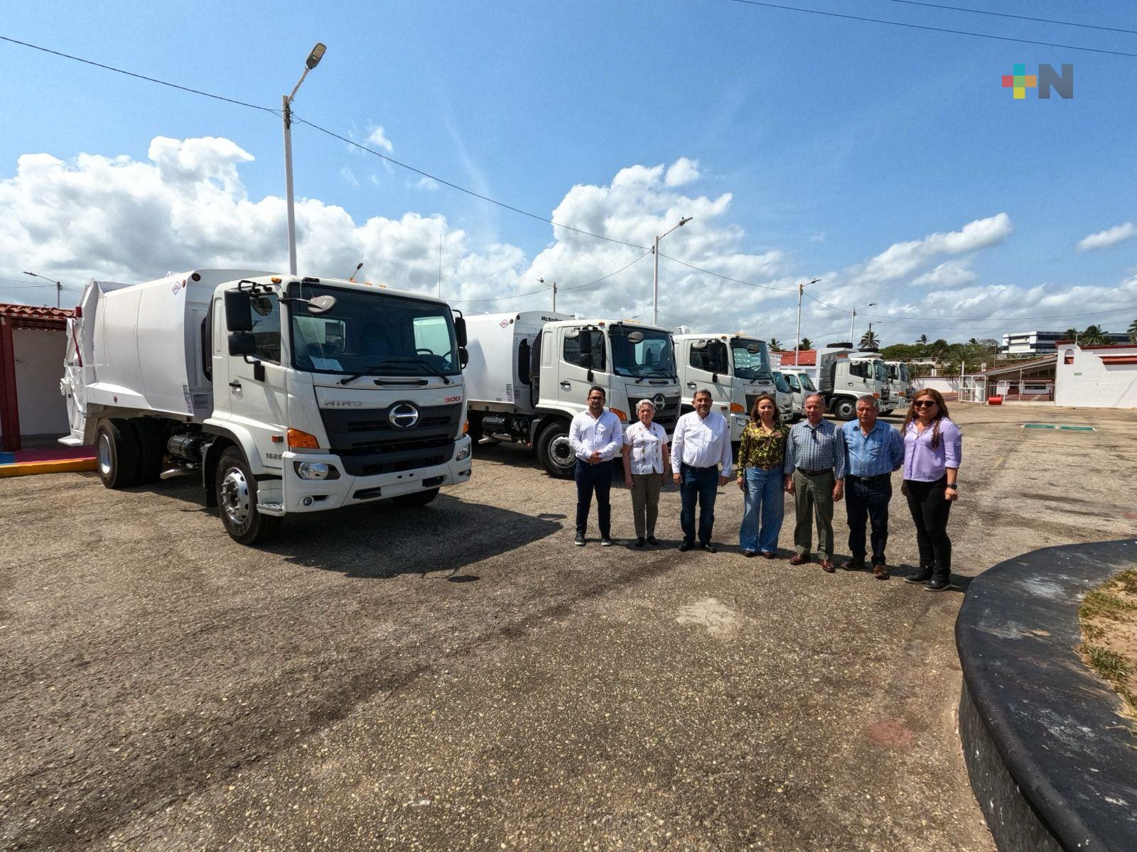 Coatzacoalcos moderniza parque vehicular para Limpia Pública