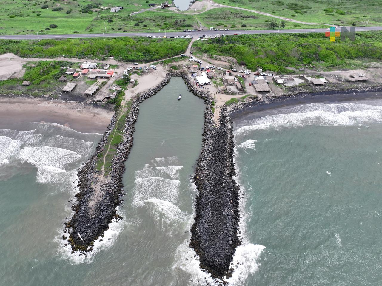 Semar continúa dragado del canal «El Nanche» en Alvarado