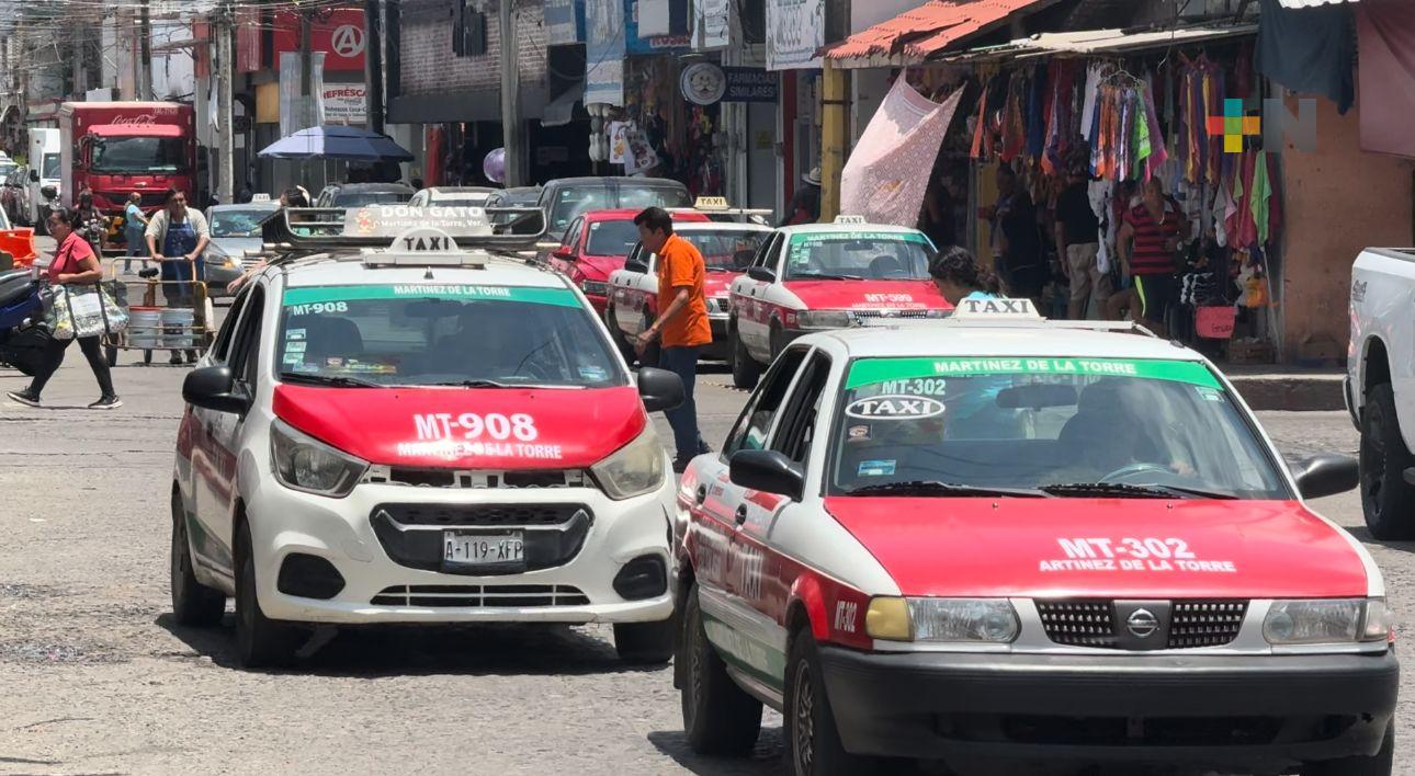 En Martínez de la Torre no habrá incremento en tarifa de taxis