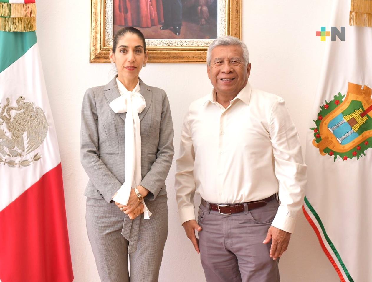 Fiscal general se reúne con diputado, presidente de Comisión de Procuración de Justicia