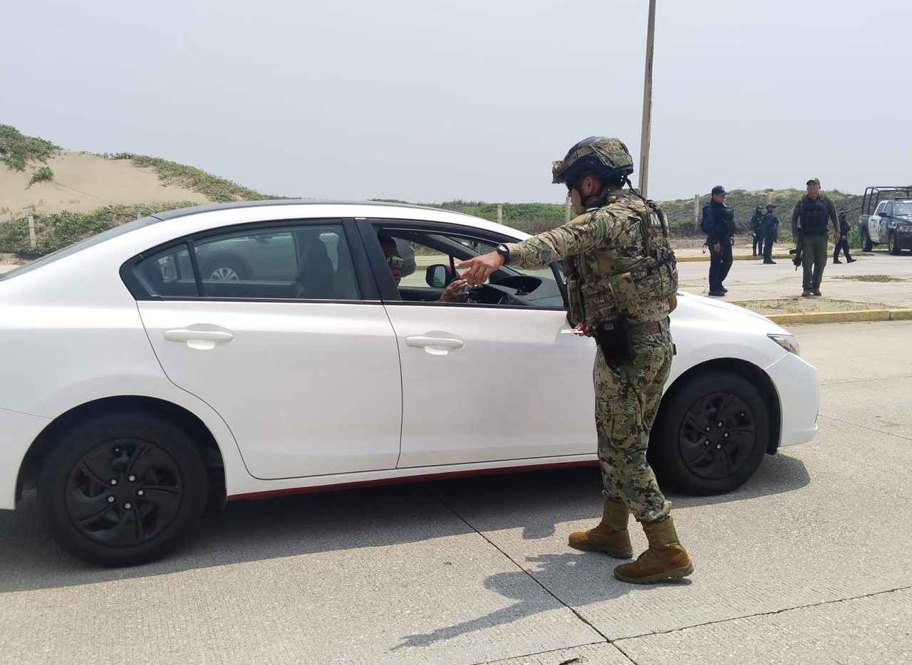 Prevalece operativo de seguridad en Coatzacoalcos