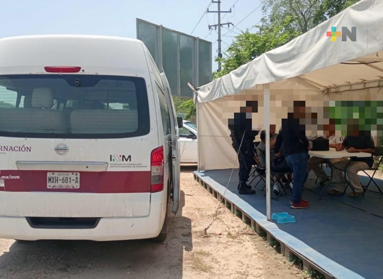 Resguarda SSP a 87 personas de origen extranjero en seis municipios