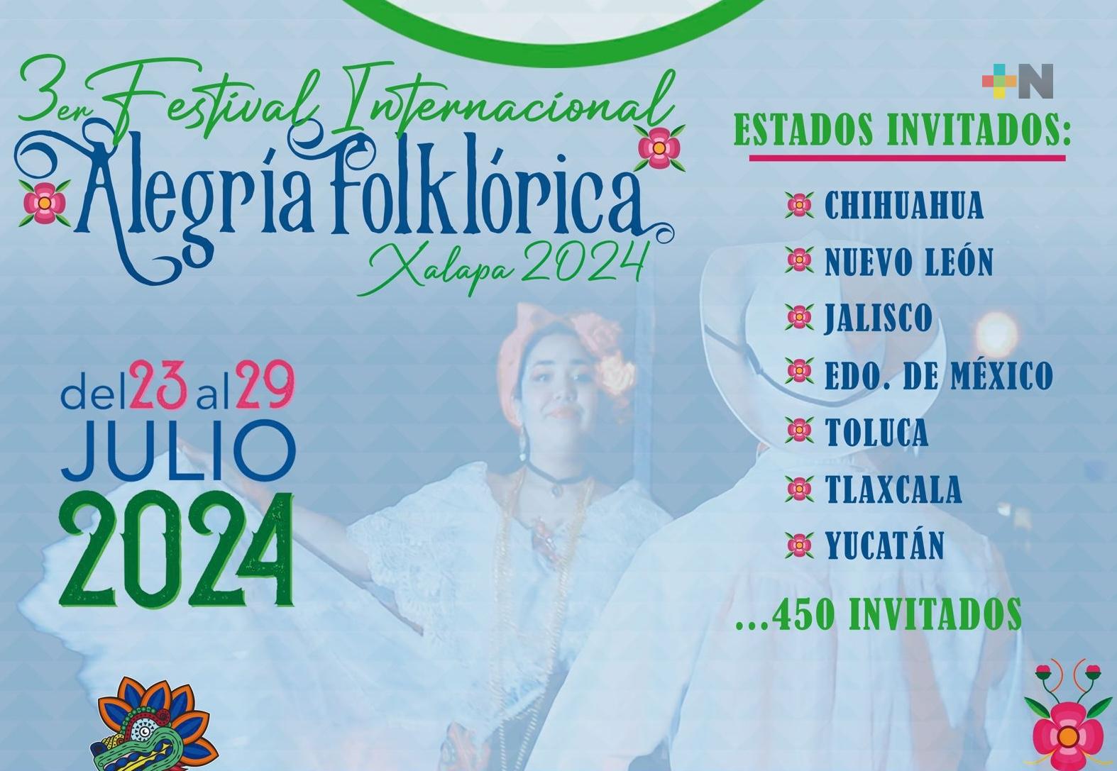 Xalapa albergará el Festival Internacional Alegría Folklórica 2024