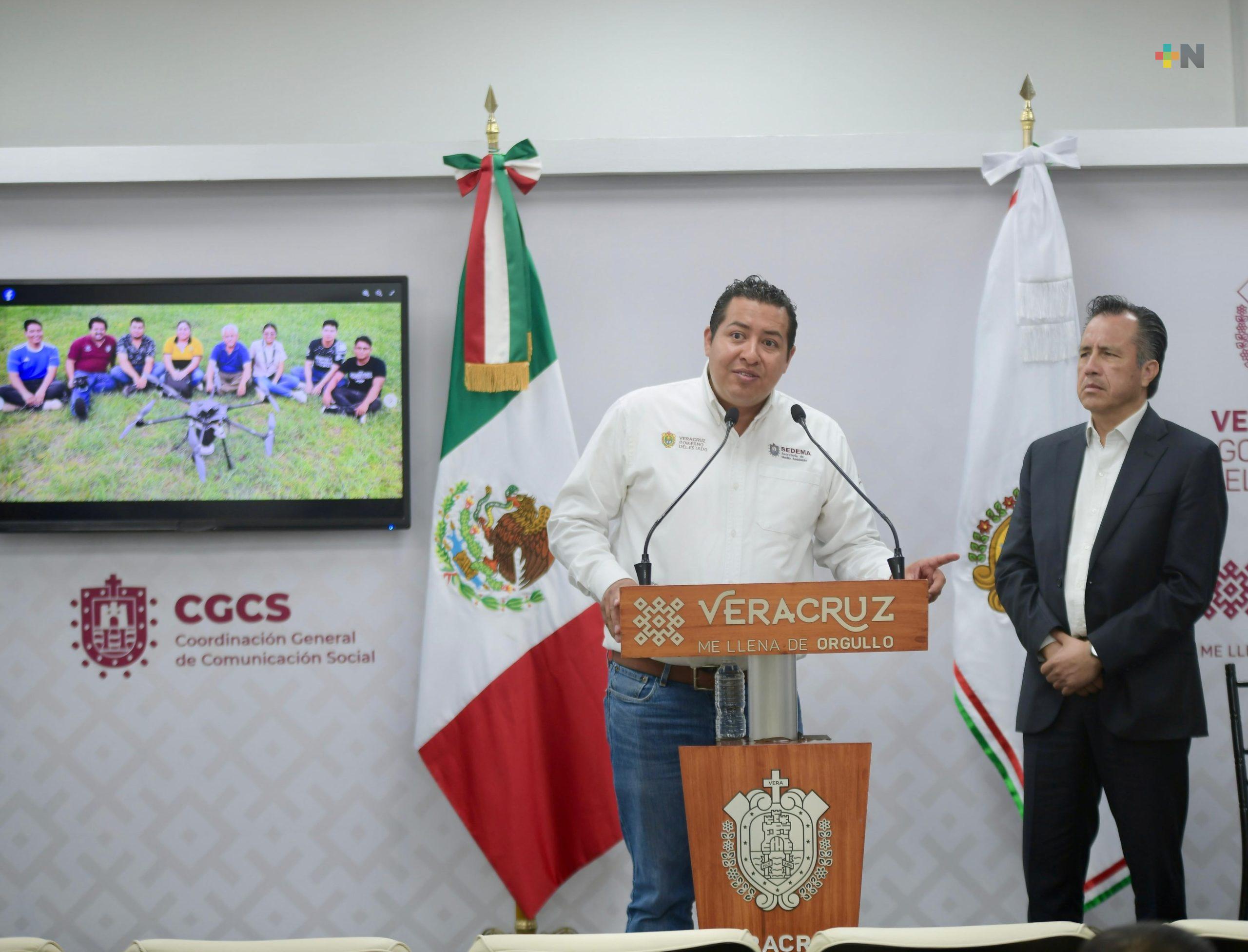 Gobierno estatal empleará drones para restaurar zonas afectadas por incendios