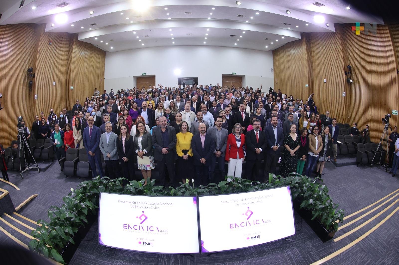 Presenta INE la Estrategia Nacional de Educación Cívica 2024-2026