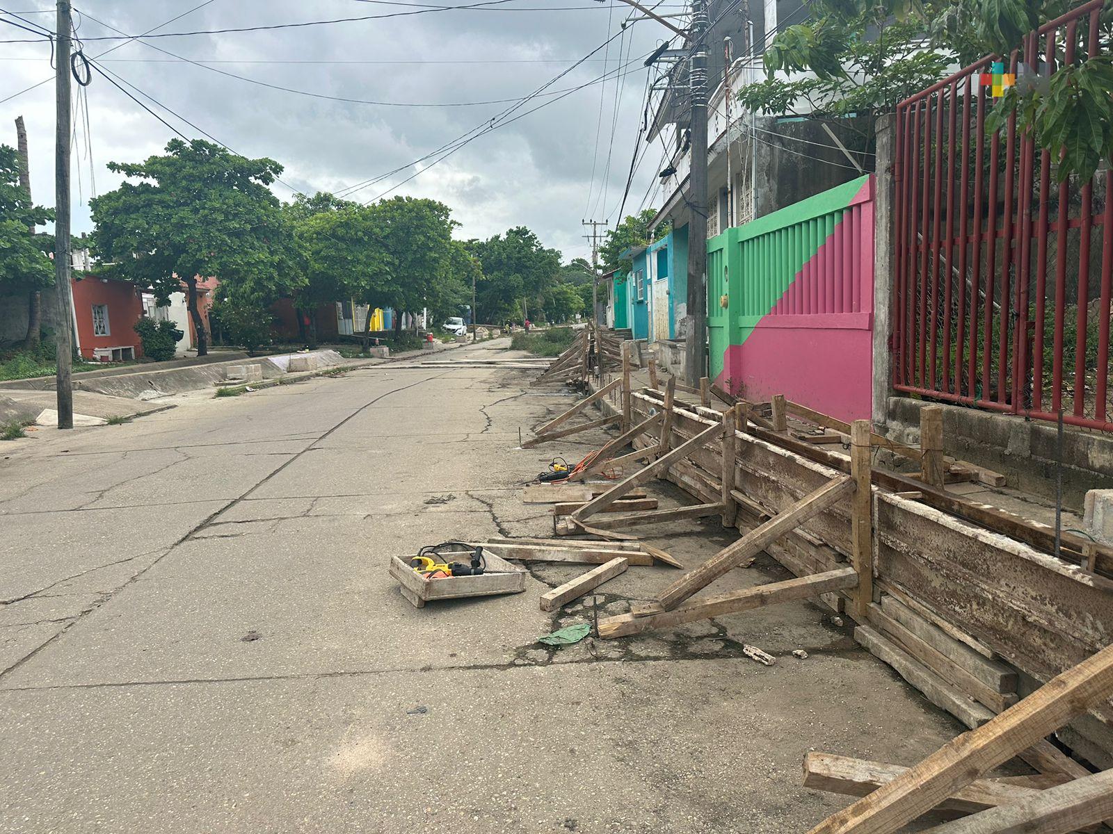 Inicia rehabilitación de la avenida General Anaya de Coatzacoalcos