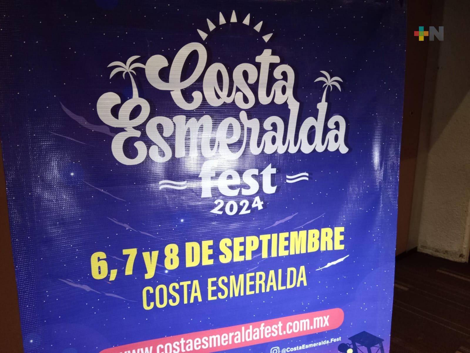 Presentan Costa Esmeralda Fest 2024 en zona conurbada