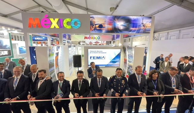 México participa en Feria de Industria Aeroespacial en Reino Unido