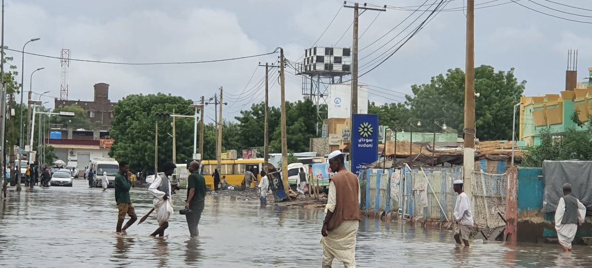 Más de 10.000 personas afectadas por fuertes lluvias en Sudán