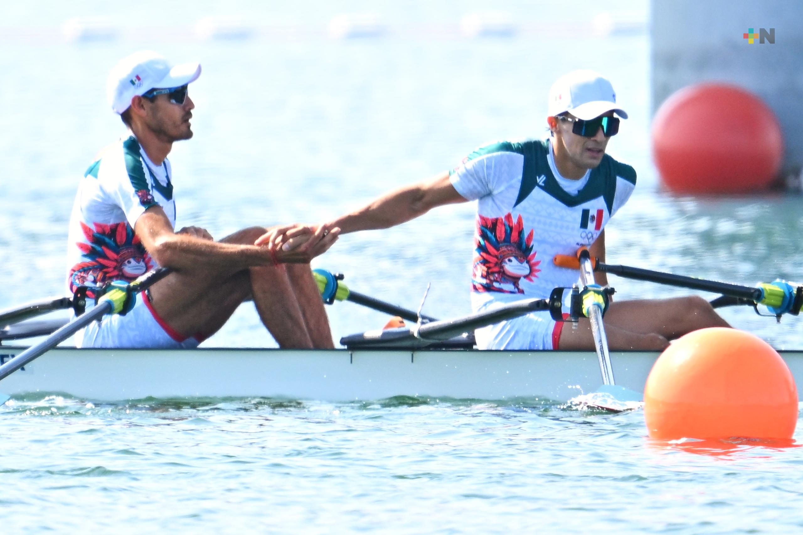 Alexis López y Migue Carballo avanzaron a las semifinales de remo LM2x