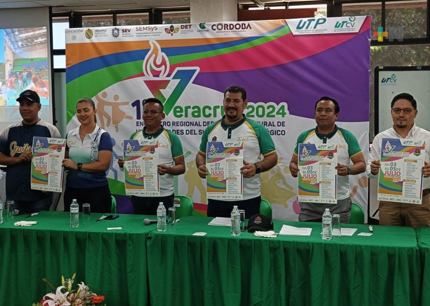 UTCV presenta primer encuentro regional deportivo y cultural de universidades
