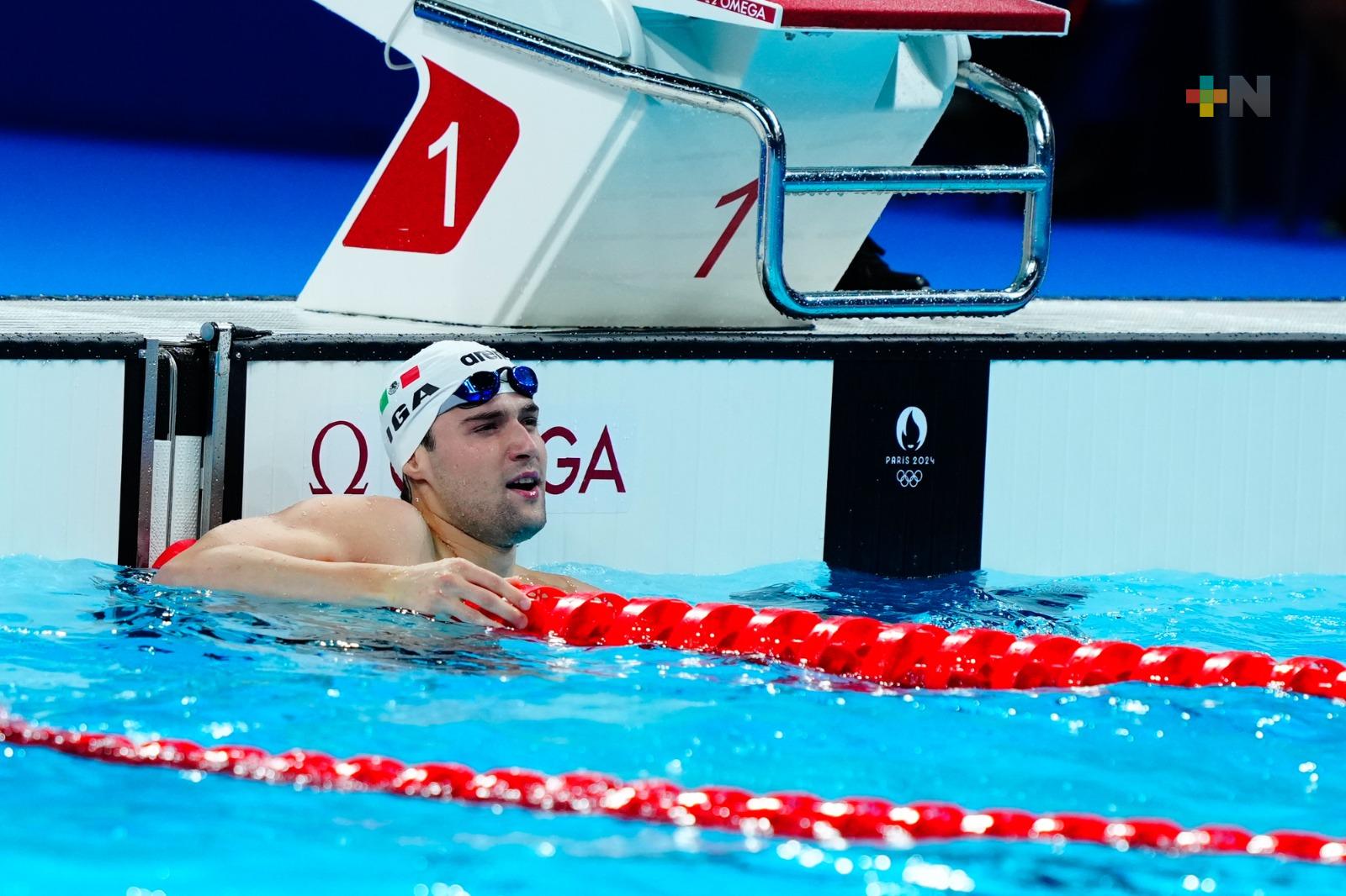 Nadador mexicano Jorge Iga se va contento de Juegos Olímpicos