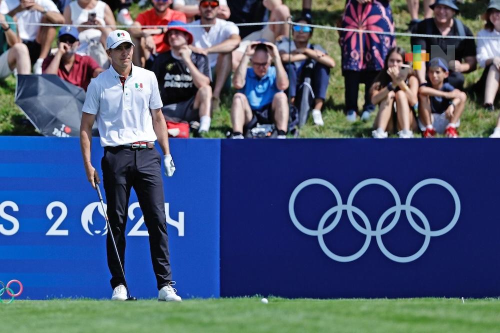 Carlos Ortiz se ubica en el lugar 23 del torneo de golf olímpico