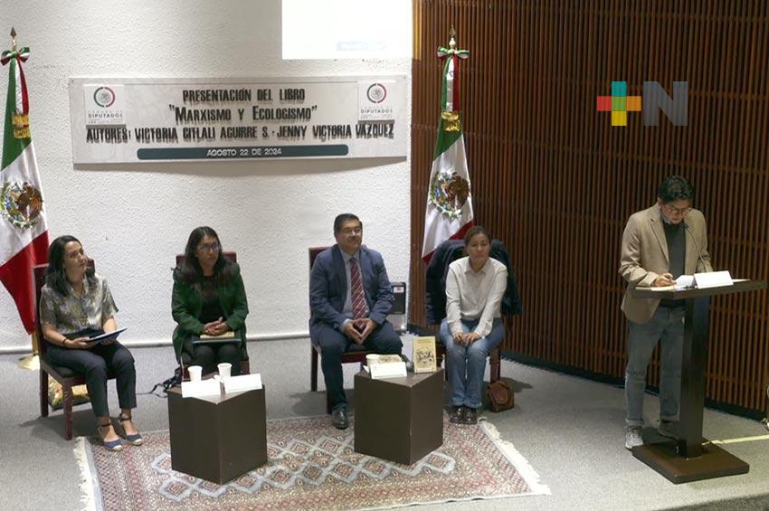 Presentan el libro “Marxismo y ecologismo”, escrito por investigadores del CEMEES