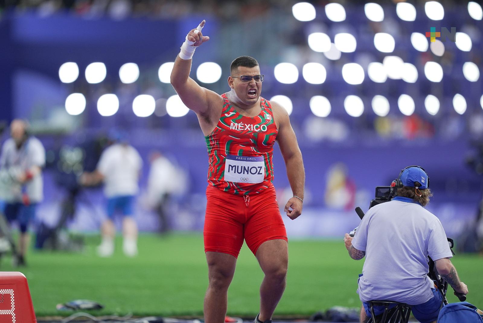 Uziel Muñoz primer mexicano en la final olímpica del impulso de bala