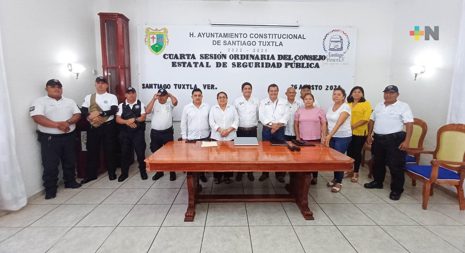 Realizan cuarta sesión de los Consejos de Seguridad Pública en la región de los Tuxtlas
