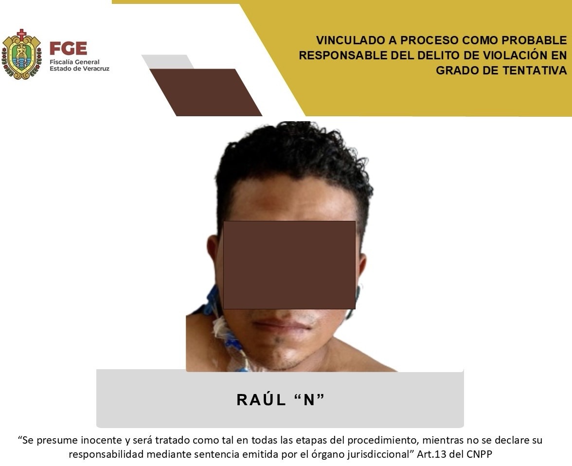 Raúl “N” es vinculado a proceso por violación en grado de tentativa en Infonavit Las Vegas