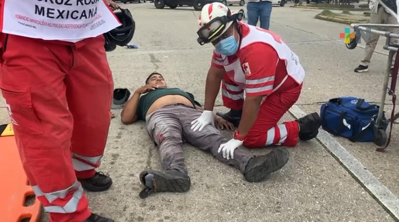 Accidentes automovilísticos  atenciones que más realiza Cruz Roja Delegación Coatzacoalcos