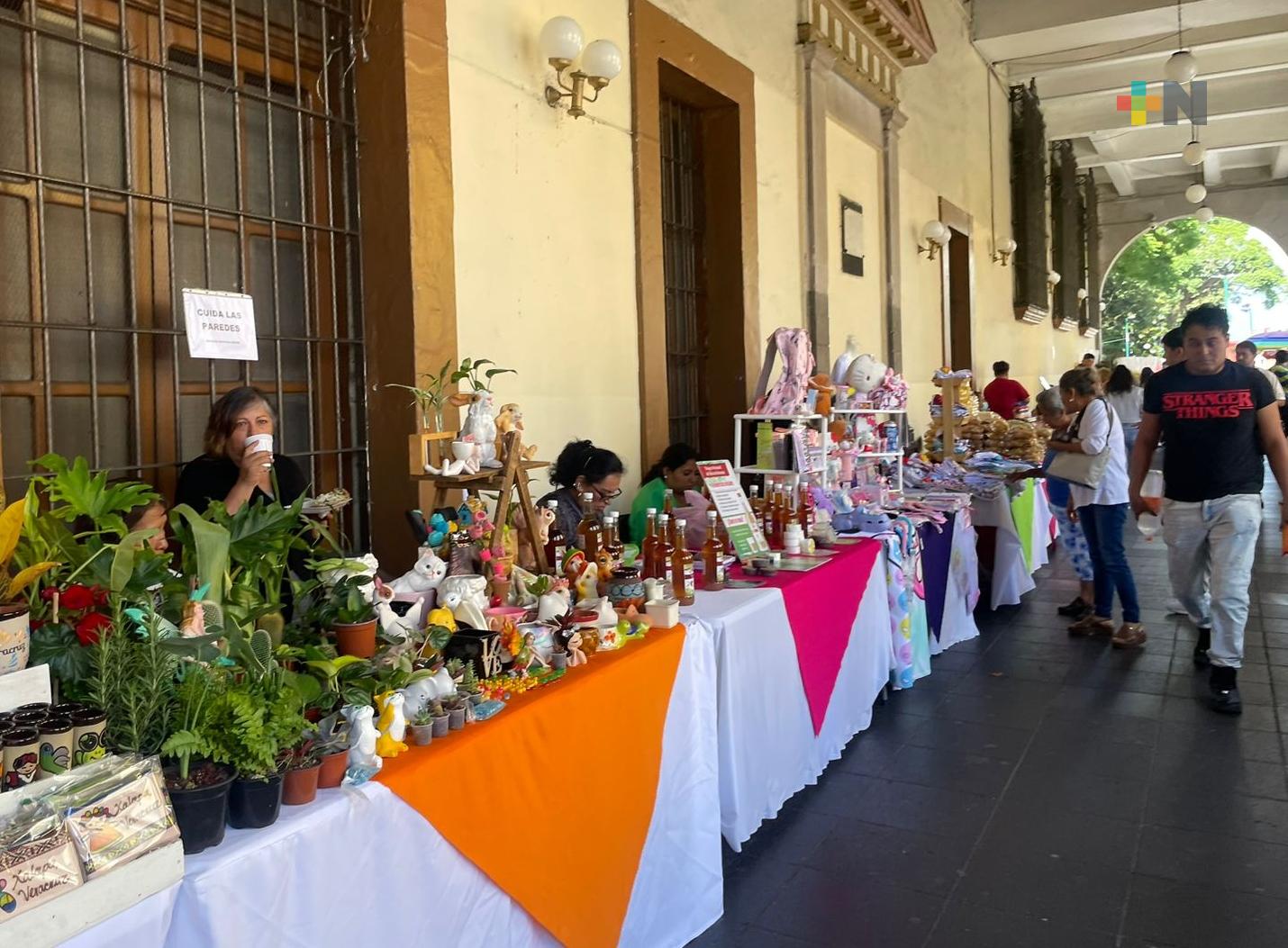 Artesanos satisfechos por ventas de sus productos en Xalapa