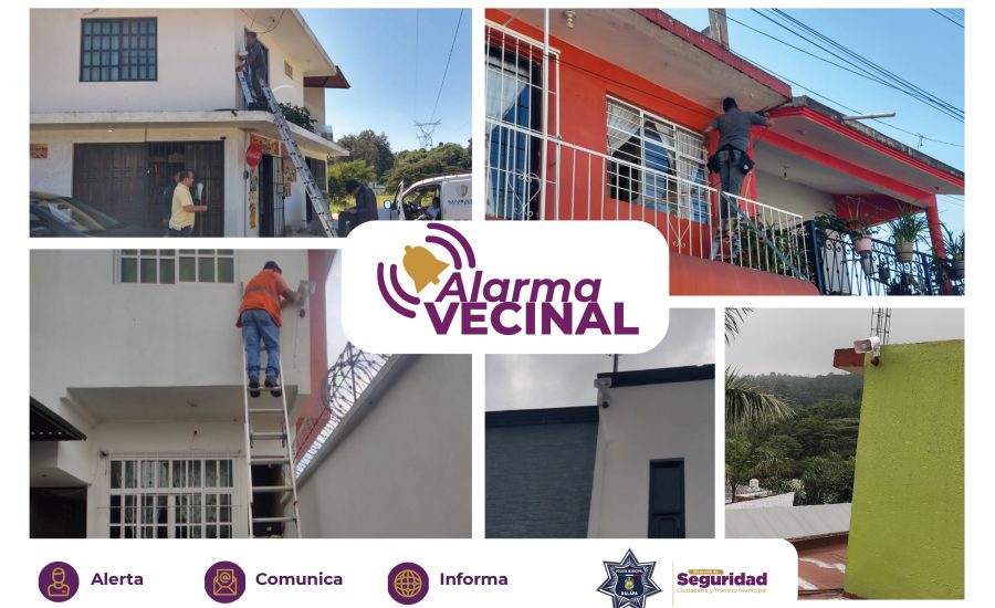 Por instalarse 400 alarmas vecinales en Xalapa