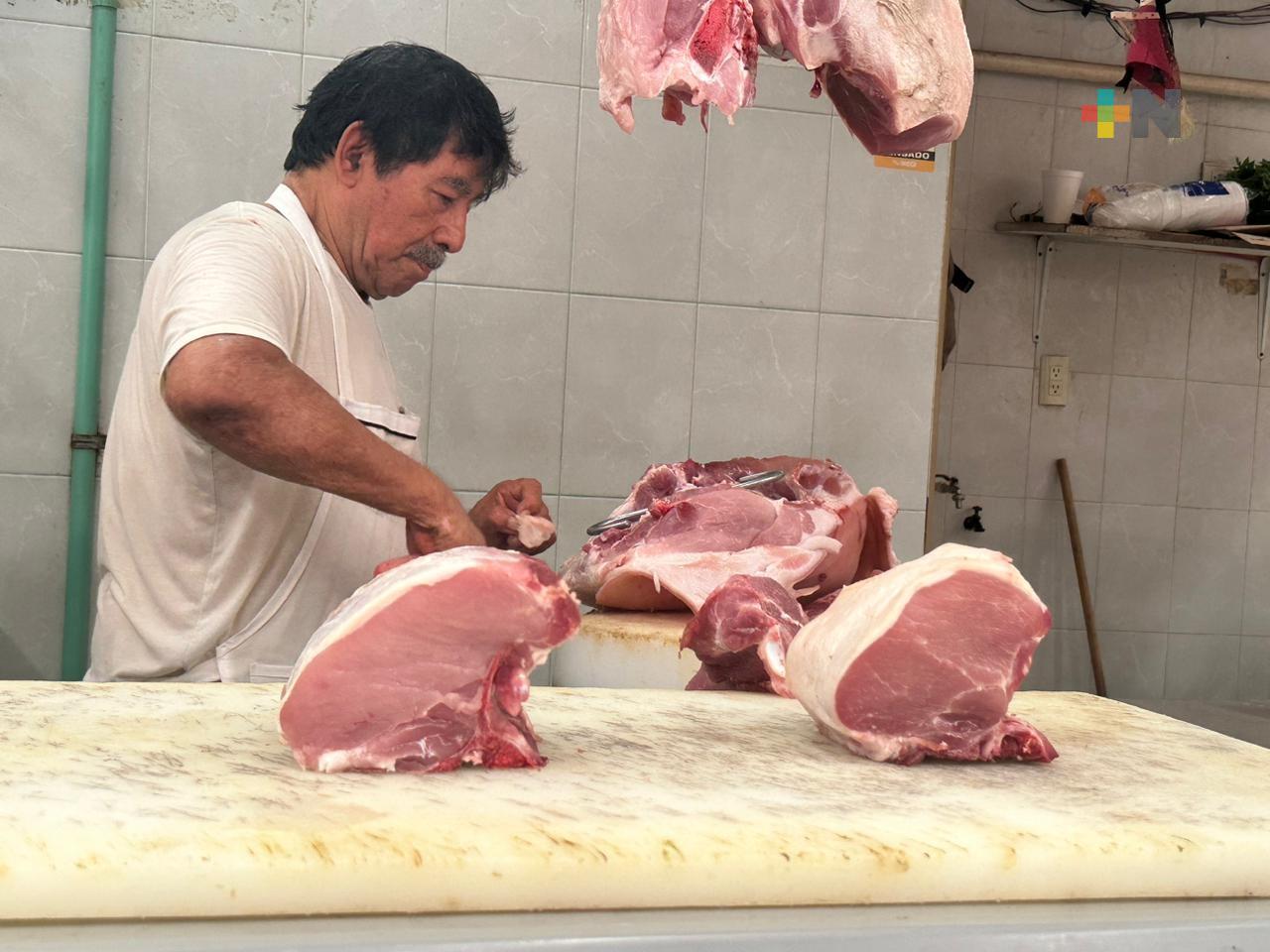 Incrementa precio de carne de cerdo en Coatzacoalcos