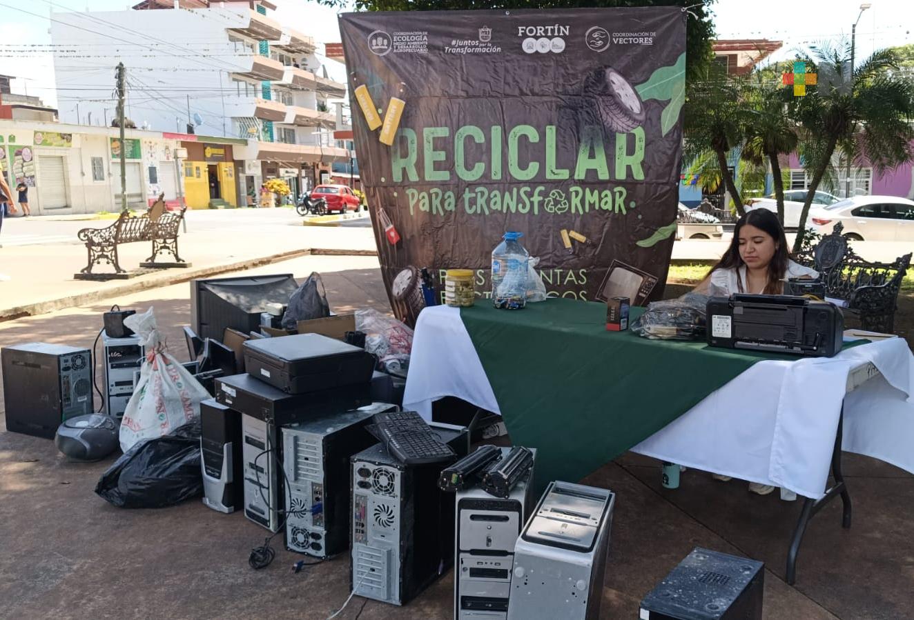 Campaña «Recicla para transformar» llegó a Fortín
