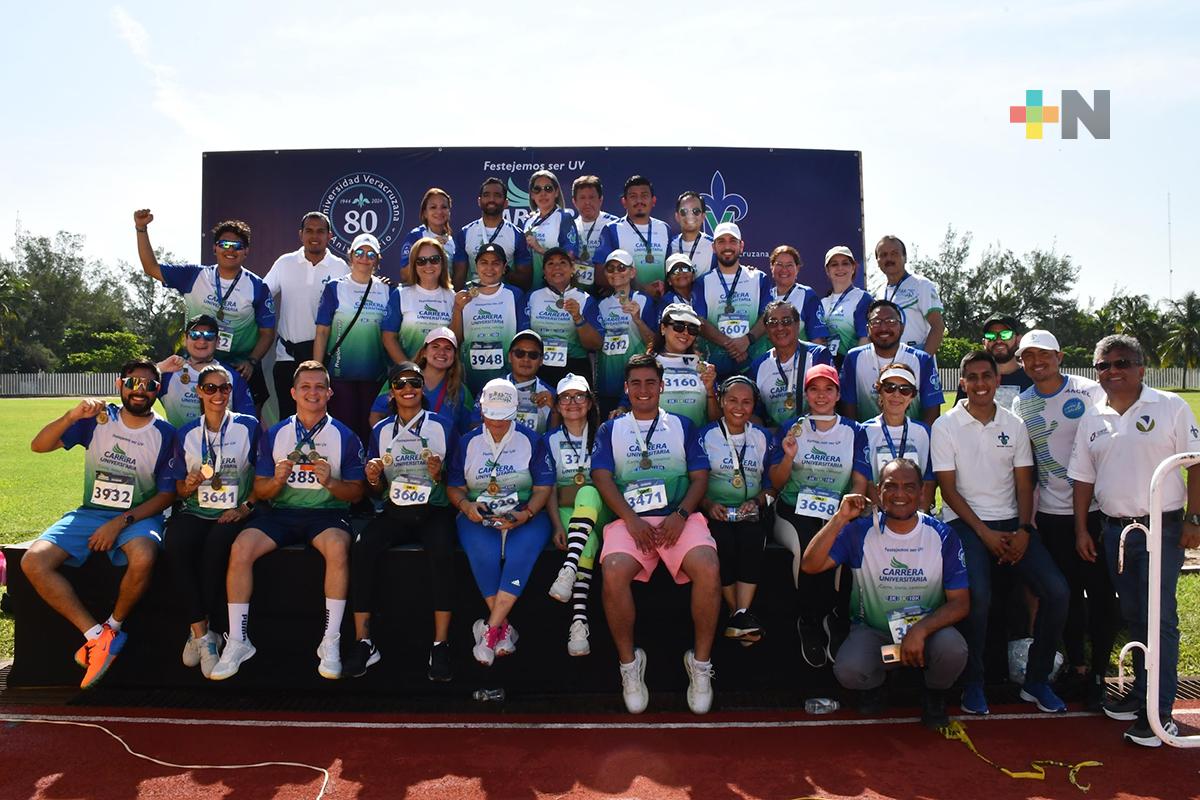 Con exitosa carrera, región Veracruz celebró 80 aniversario de la UV