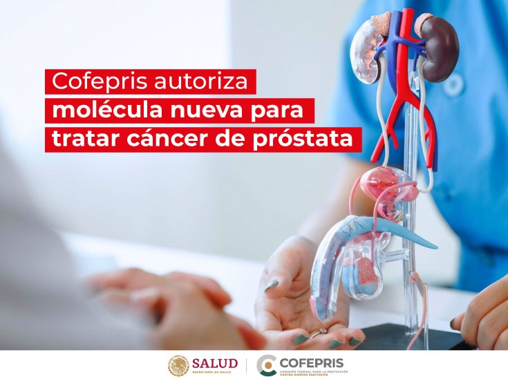 Cofepris autoriza molécula nueva para tratar cáncer de próstata