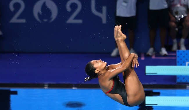 En su debut olímpico, Alejandra Estudillo clasifica a la final de trampolín 3m