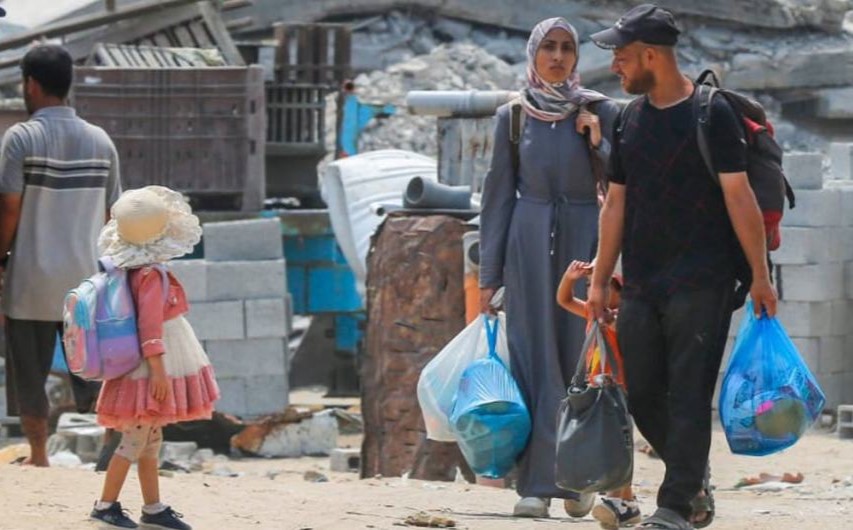 Órdenes de evacuación israelíes afectan casi el 84% de refugiados en Gaza