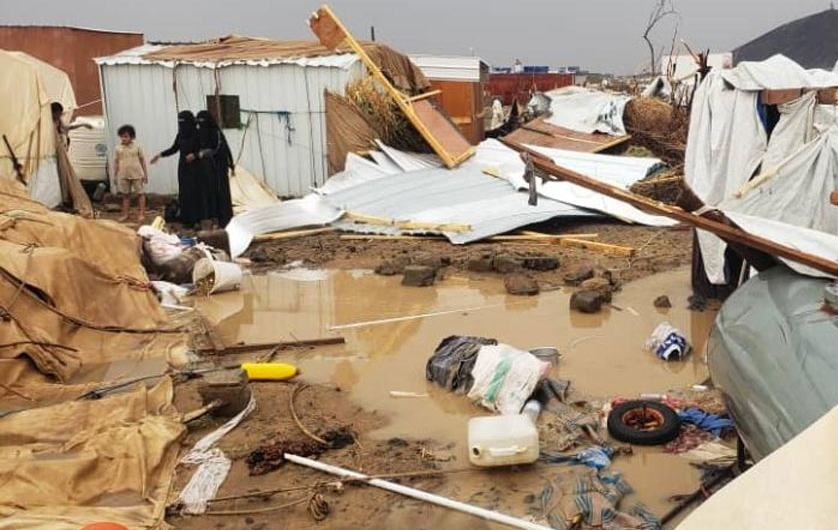 Crece la preocupación por las incesantes lluvias e inundaciones en Yemen