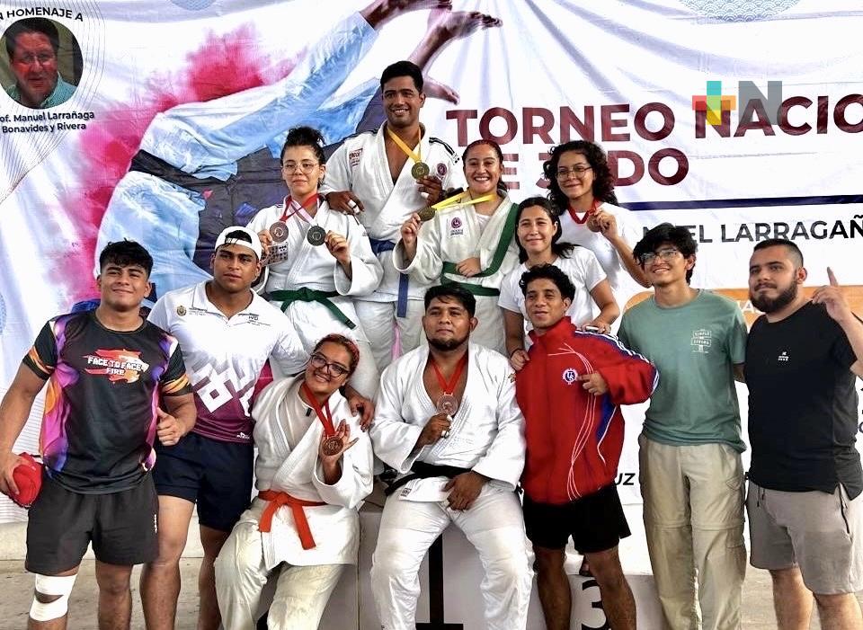 Club de Judo Sotavento de Coatzacoalcos sobresale en certamen nacional