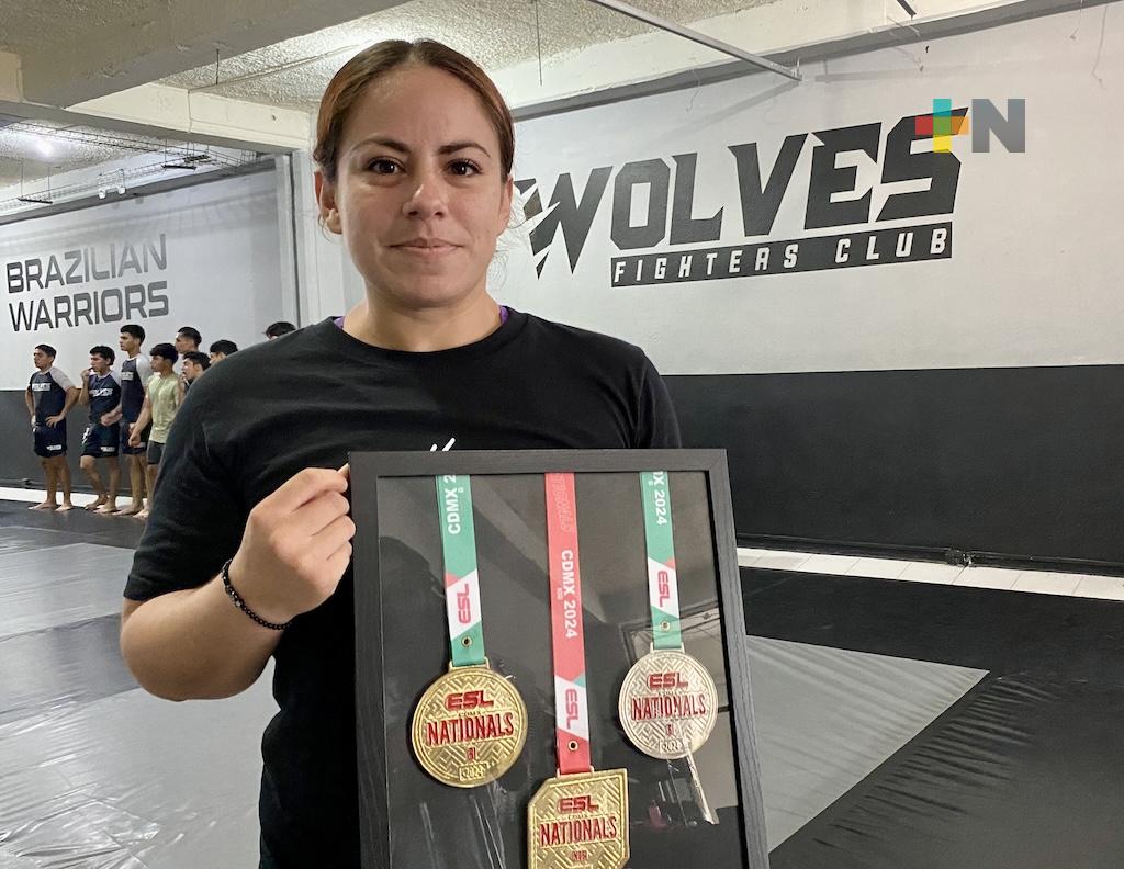 Wolves Fighters Coatzacoalcos brillaron en el Torneo Nacional de Jiujitsu
