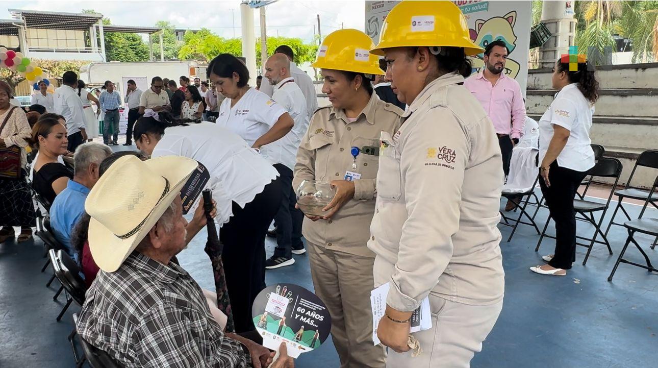 Jornada Nacional de Salud Pública ofrece servicios a municipios de región centro norte de Veracruz