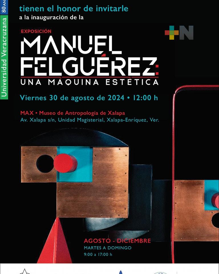 Exposición «Manuel Felguérez: una máquina estética» en el MAX